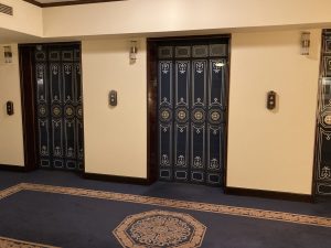 客室階のエレベーターホール