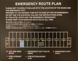 避難経路図