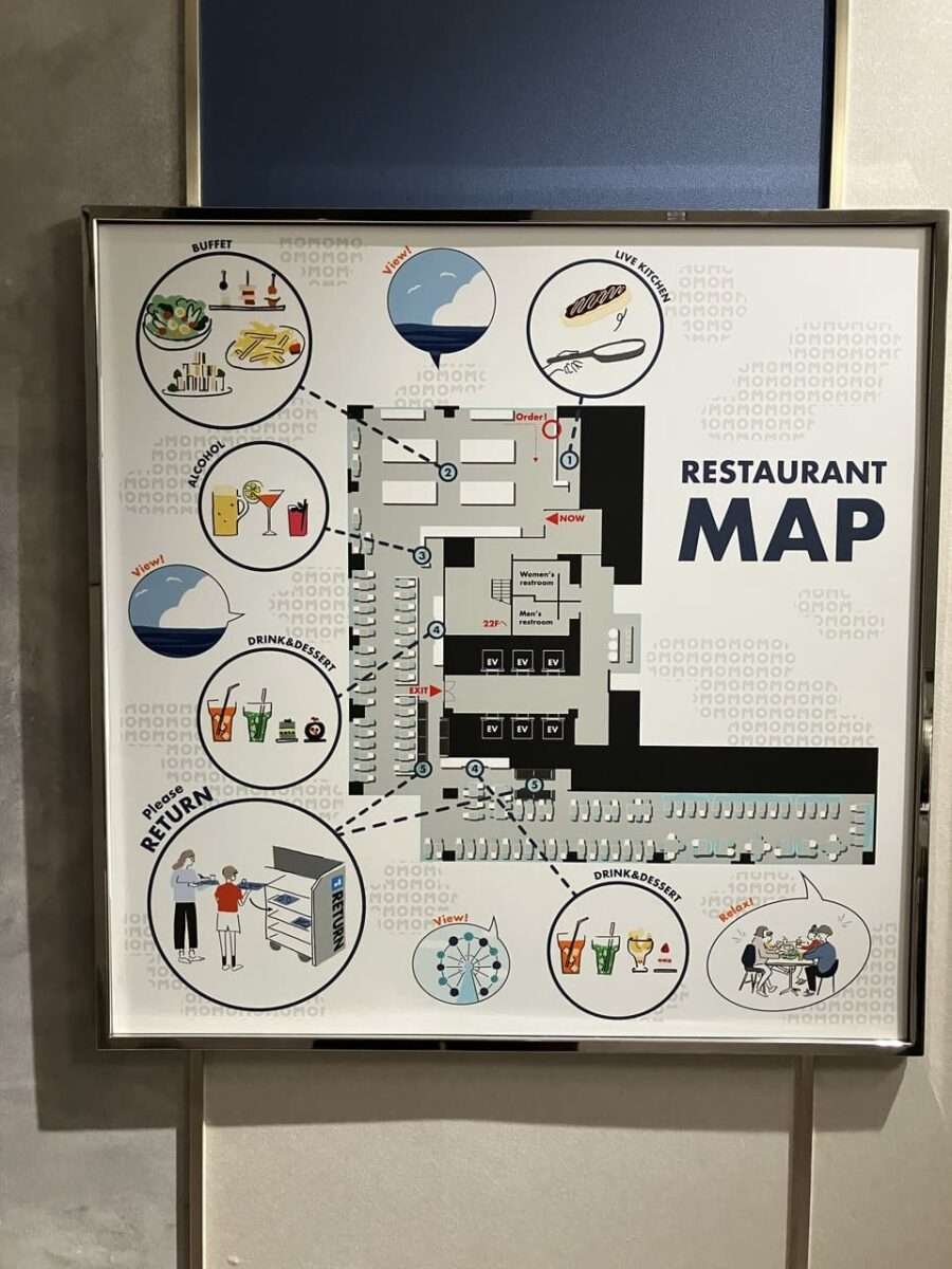 ブフェのマップ