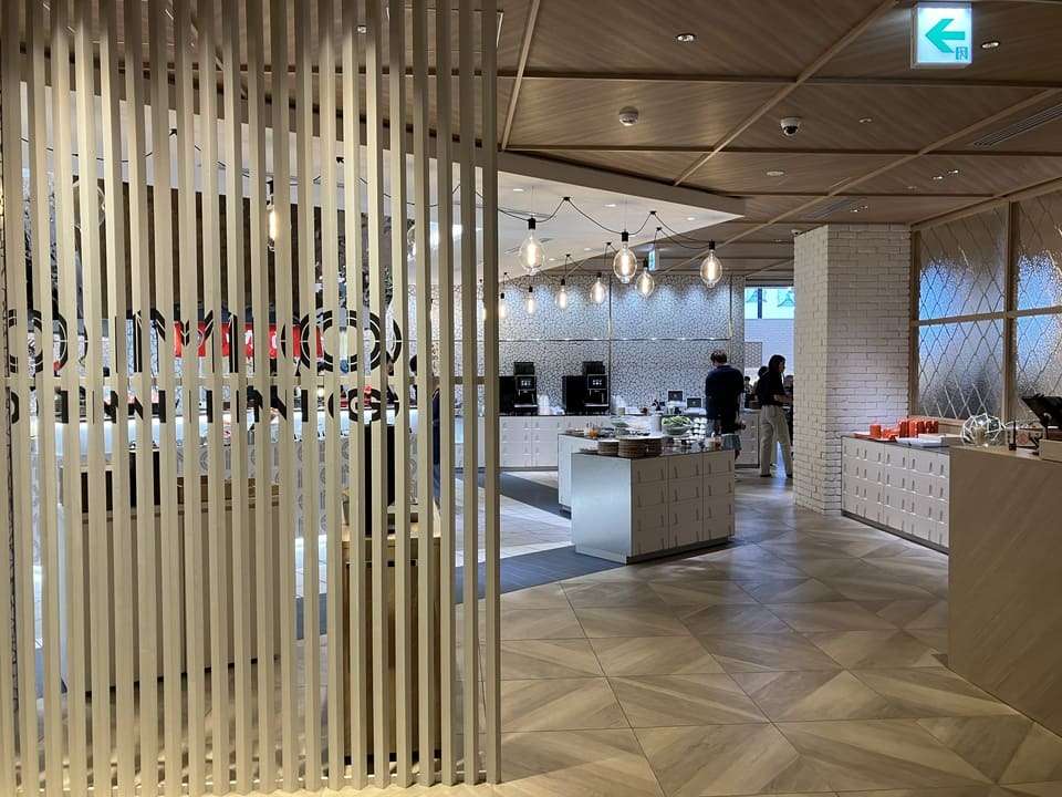 朝食会場の入口