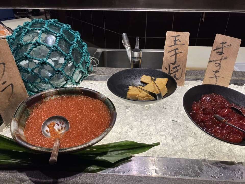 イクラや卵焼き