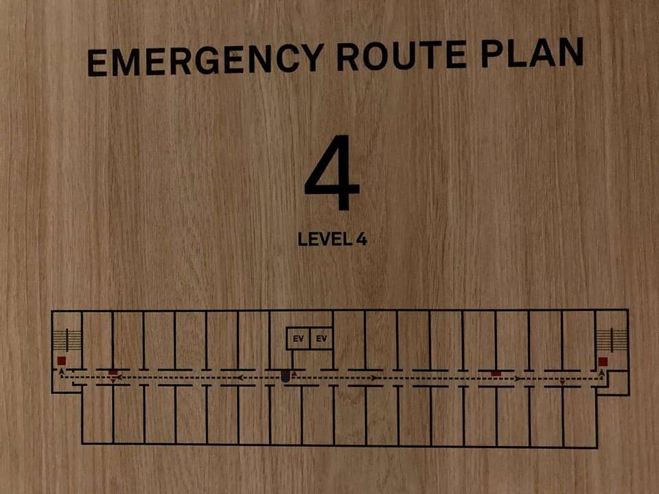 避難経路図