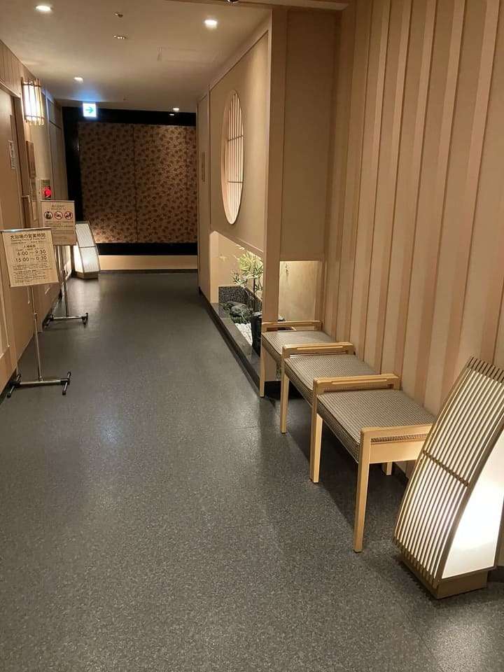 大浴場の廊下