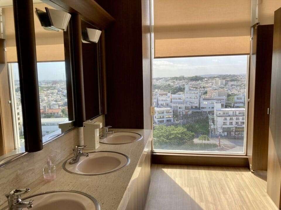 最上階のトイレ