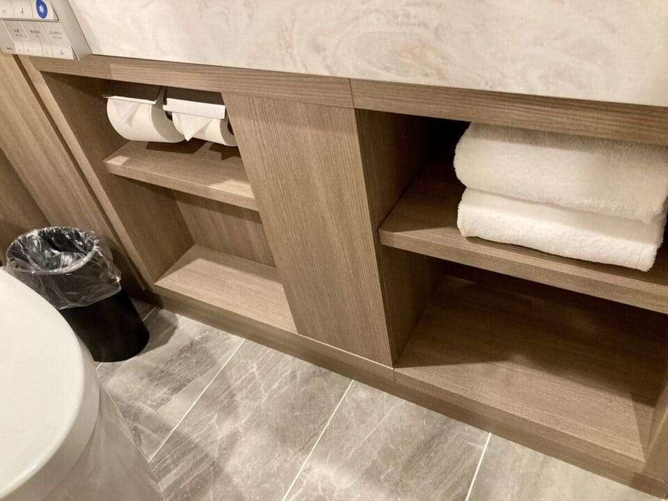 洗面台の下の棚