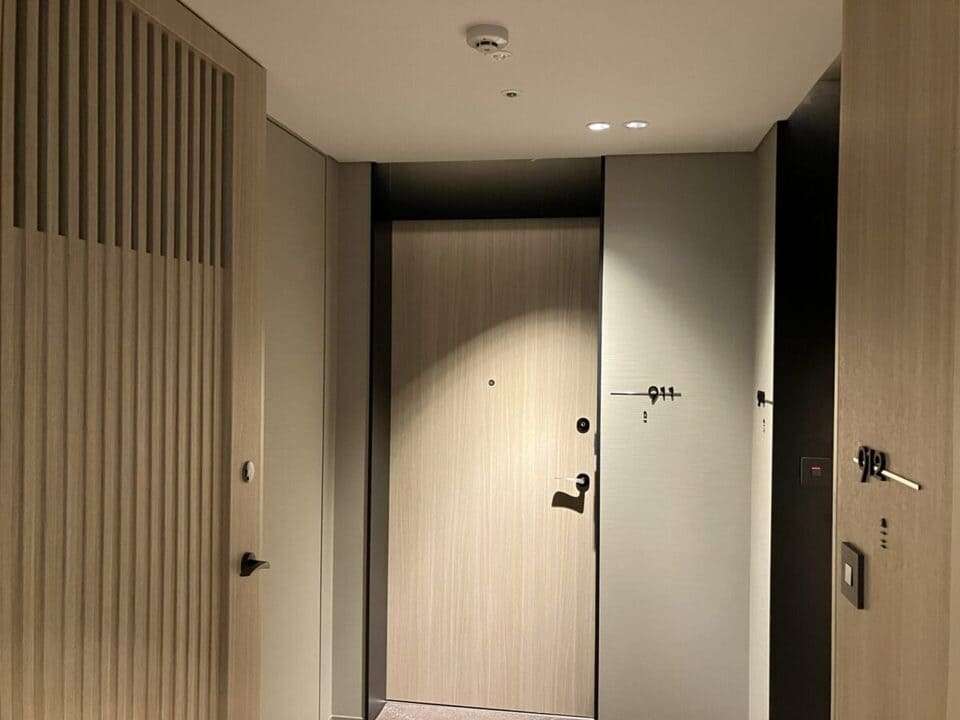 客室の入口