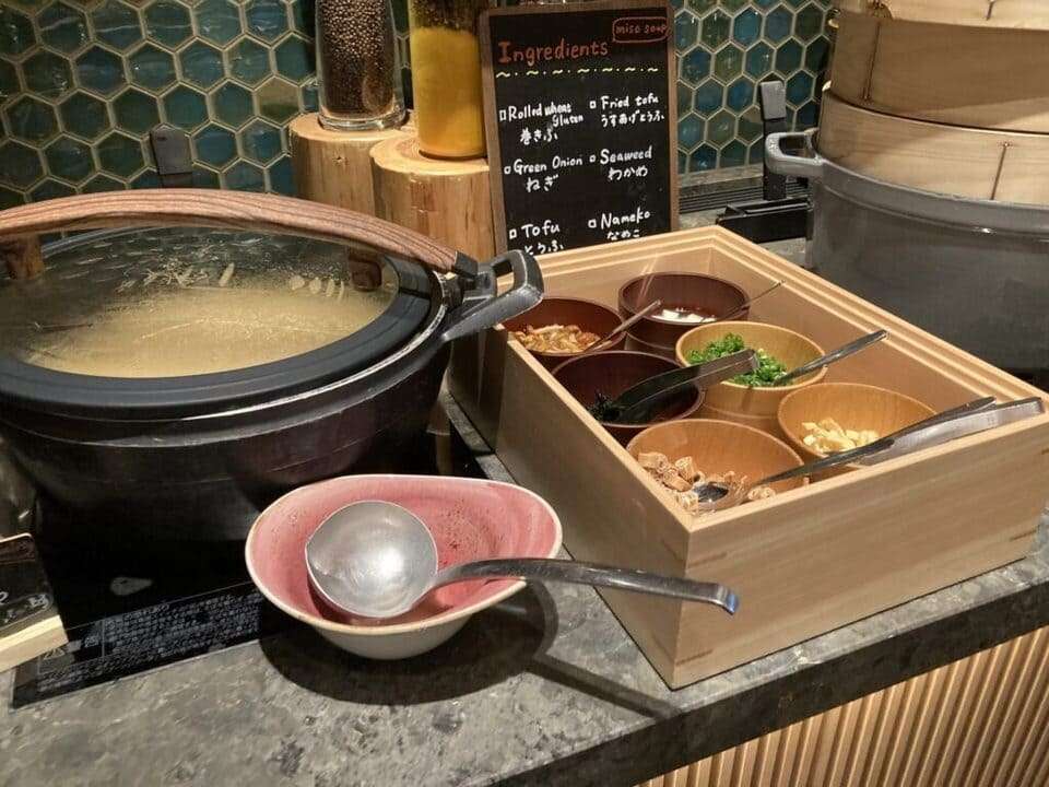 具が選べる味噌汁