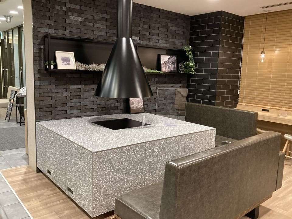 囲炉裏風オブジェ