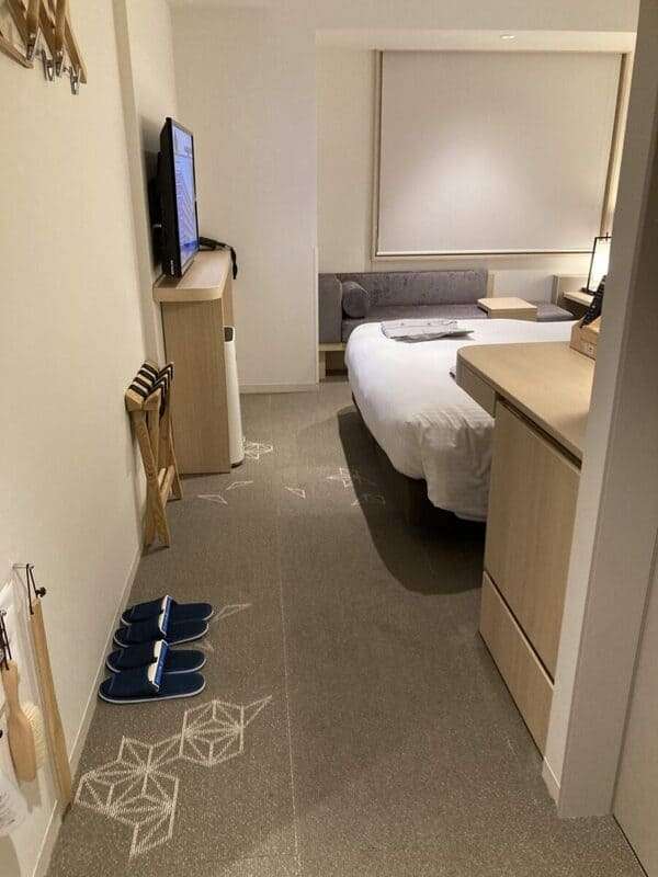 廊下から見た客室