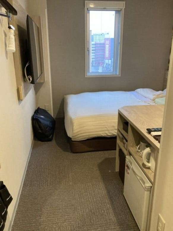 廊下から見た客室