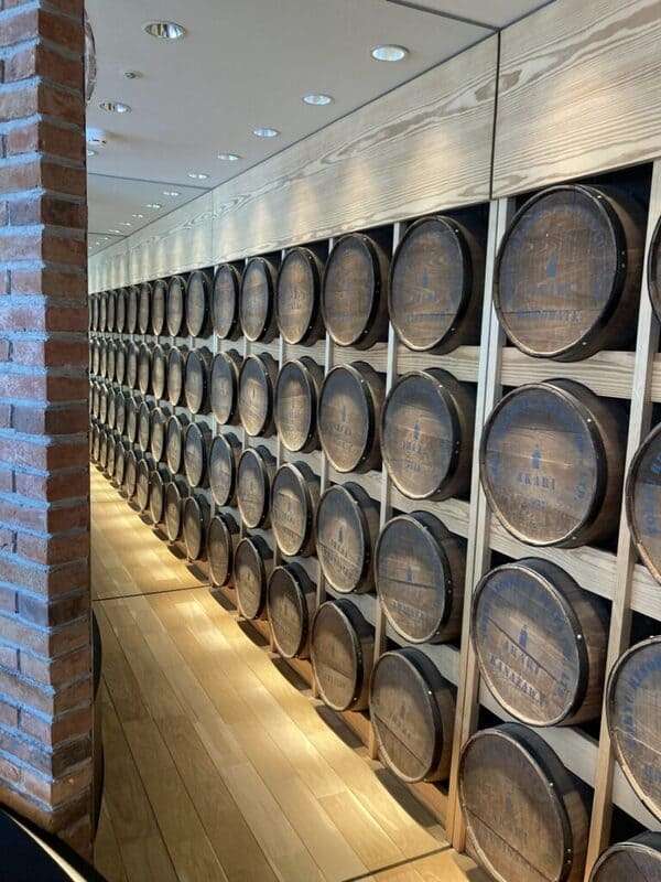 鏡を利用したオブジェ