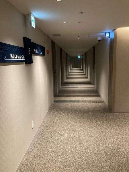 客室階の廊下