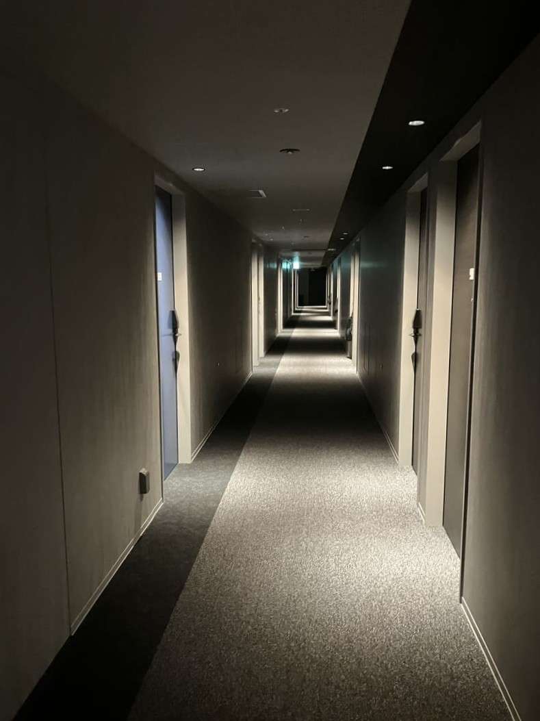 客室階の廊下