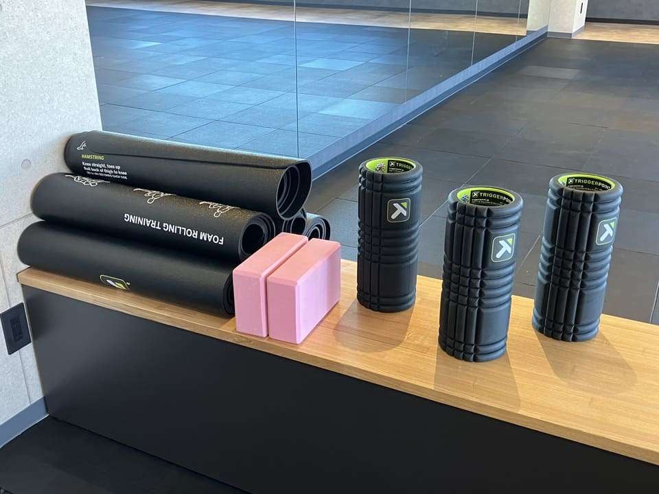 ヨガマットとストレッチ用品